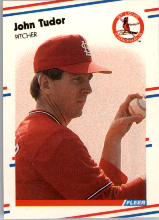 1988 Fleer Mini Baseball Cards 110     John Tudor